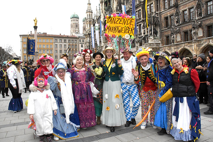 Vorstadt Hochzeit auf dem Faschingszug 2024 (©Foto: Ingrid Grossmann)